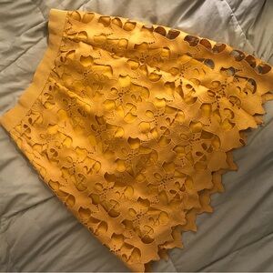Yellow LOFT skirt